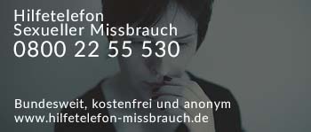 Hilfetelefon sexueller Missbrauch 0800 22 55 530